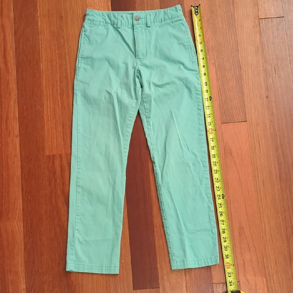 Polo Ralph Lauren Bedford Chino Boys Size 8 Mint Aqua Seafoam Preppy Casual